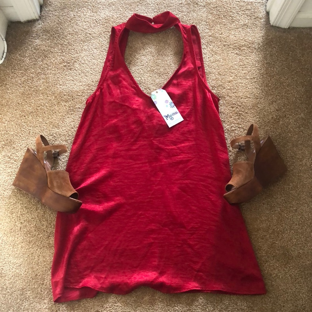 NWT - Show Me Your Mumu Red Swing Dress